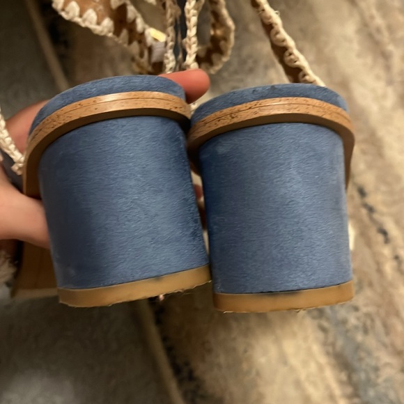 Anthropologie Matiko Melanie Leather Heel Sandals - Picture 8 of 10